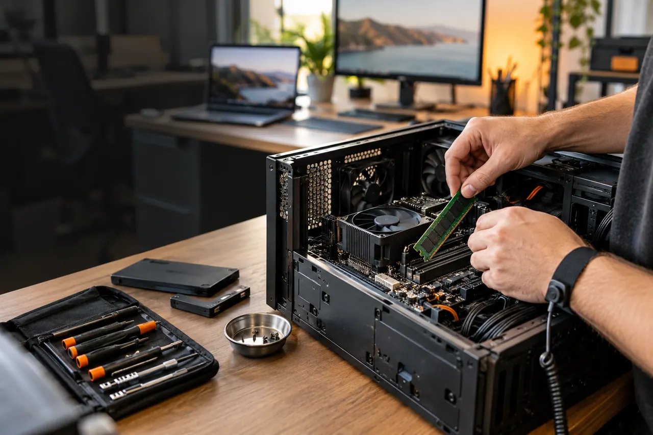 Illustrative scene for Computer Setup and Repairs